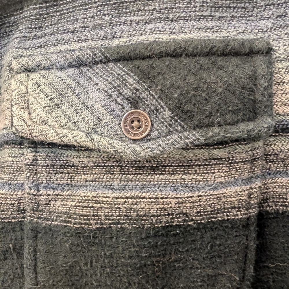 Bass Pro Shops Gray and Black Knit Jacket - Picture 10 of 11